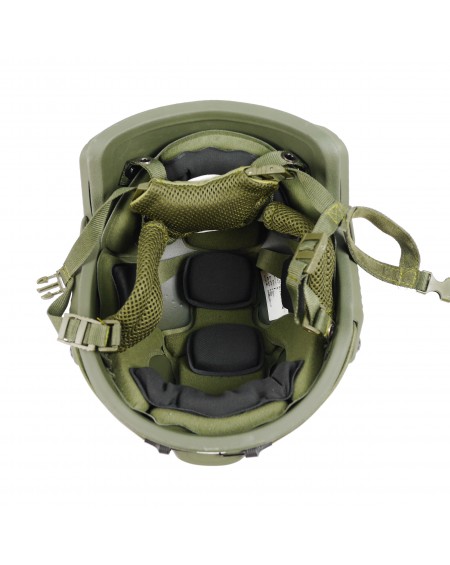 Шлем тактический зеленый NIJ IIIA (44mm) L