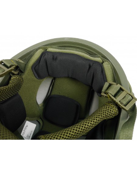Шлем тактический зеленый NIJ IIIA (44mm) L