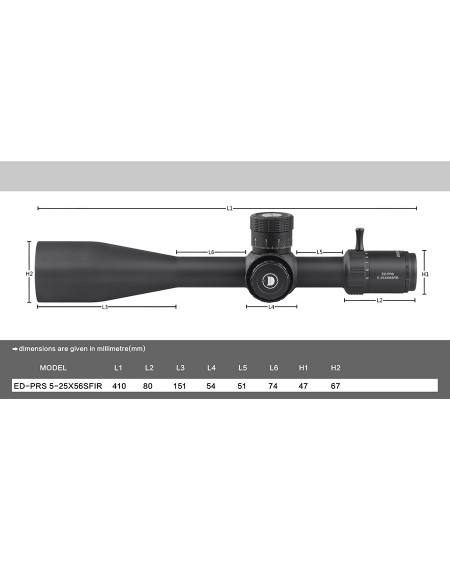 Оптический прибор DISCOVERY Optics ED-PPS 5-25x56 SFIR Zerostop