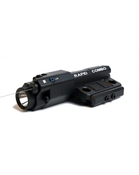 Тактичні ліхтарі Тактичний ліхтарик 1600 Lm з ЛЦУ на Picatinny/M-LOK Xgun RAPID COMBO IR